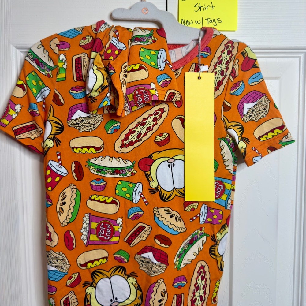 Garfield Kids' Orange Graphic T-Shirt